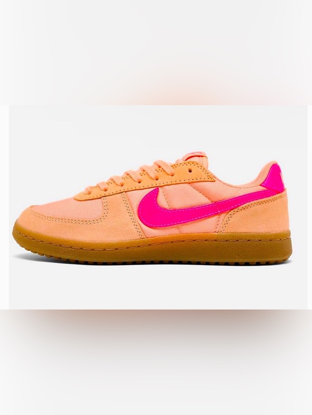 NIB Nike Field General Apricot Agate & Hyper Pink Field (GS) 7Y